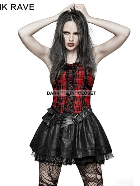 black plaid outfit
