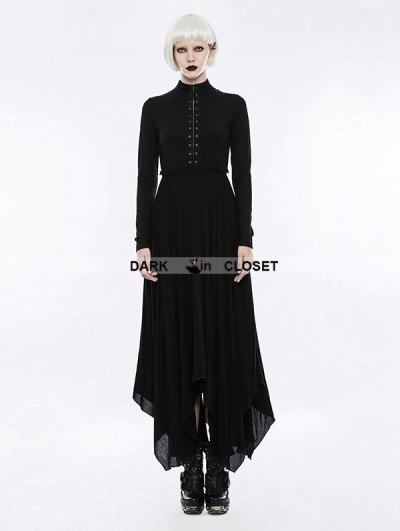 high neck gothic dress