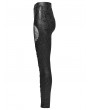 Punk Rave Black Gothic Butterfly Pattern Hollowed Leggings for Women