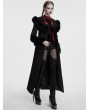 Punk Rave Black Vintage Gothic Detachable Short-to-Long  Woolen Jacket for Women