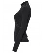 Punk Rave Black Gothic Bat Hollowed Chain Base Long Sleeve T-Shirt for Women