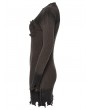 Punk Rave Coffee Gothic Decadent Lunar Eclipse Embroidered Knitted Short Dress
