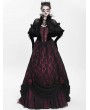 Eva Lady Black Gothic Feather Mesh Spliced Velvet Short Cape for Women