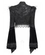 Eva Lady Black Gothic Lace Embroidery Velvet Bolero Short Jacket for Women