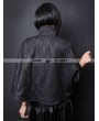 Pentagramme Black Pattern Gothic Shawl for Women