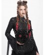 Devil Fashion Black Gothic Batwing Round Devil Plush Bag