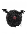 Devil Fashion Black Gothic Batwing Round Devil Plush Bag