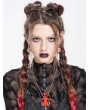 Devil Fashion Red Gothic Punk Bondage Pendant Necklace