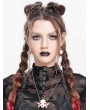 Devil Fashion White Gothic Demon Crystal Pendant Necklace