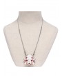 Devil Fashion White Gothic Demon Crystal Pendant Necklace