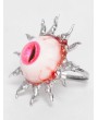 Devil Fashion Silver Gothic Eyeball Ring