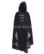 Pentagramme Black Velvet Gothic Hooded Cape for Women