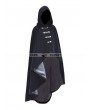 Pentagramme Black Velvet Gothic Hooded Cape for Women