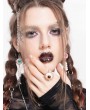 Devil Fashion Silver Bloody Gothic Eyeball Ring