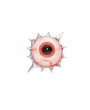 Devil Fashion Silver Bloody Gothic Eyeball Ring