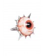 Devil Fashion Silver Bloody Gothic Eyeball Ring