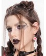 Devil Fashion Silver Eyeball Bead Mermaid Earrings