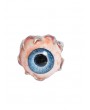 Devil Fashion Silver Blue Gothic Eyeball Ring
