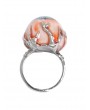 Devil Fashion Silver Blue Gothic Eyeball Ring