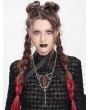 Devil Fashion Silver Retro Cross Chain Pendant Necklace