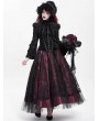 Devil Fashion Black Victorian Gothic Bell Sleeve Short Jacket for Women