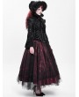 Devil Fashion Black Victorian Gothic Bell Sleeve Short Jacket for Women