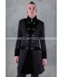 Pentagramme Black Pattern Winter Gothic Coat for Men