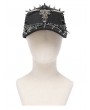 Devil Fashion Black Gothic Punk Spike Studded Cap for Men