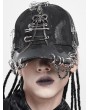 Devil Fashion Black Gothic Punk Rock Zipper Cap for Men