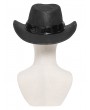 Devil Fashion Black Gothic Skull Punk Bullet Studded Hat for Men