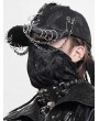 Devil Fashion Black and Gray Pattern Gothic Face Mask Scarf