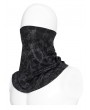 Devil Fashion Black and Gray Pattern Gothic Face Mask Scarf