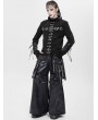 Devil Fashion Black Gothic Punk Cargo Detachable Pocket Pants for Men