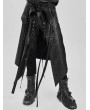 Devil Fashion Black Gothic Punk Rock Strap Half Skirt for Men