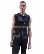 Pentagramme Black Gothic Punk Sleeveless Shirt for Men