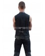 Pentagramme Black Gothic Punk Sleeveless Shirt for Men