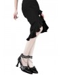 Black Gothic Punk Butterfly Buckled High Heel Shoes