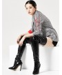 Black Patent Gothic Pointed Toe Stiletto Thigh High Boots