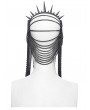 Punk Rave Gothic Punk Thorn Spike Metal Chain Crown Headdress