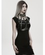 Punk Rave Black Gothic Sexy Punk Hollow Out Leather Harness