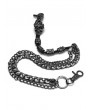 Punk Rave Gothic Punk Skull Metal Pants Chain