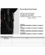 Punk Rave Gothic Punk Skull Metal Pants Chain