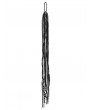 Punk Rave Black Gothic Raven Skull Tassel Braided Hair Accessory