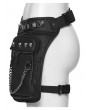 Punk Rave Black Gothic Cyberpunk Rivet Skull Waist-Leg Bag