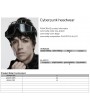 Punk Rave Black Gothic Cyberpunk Spiked Rivet Headwear