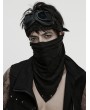 Punk Rave Black Gothic Wasteland Punk Bandana Face Mask Scarf