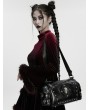 Punk Rave Black Gothic Punk Skull Studded Coffin Bag