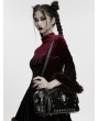 Punk Rave Black Gothic Punk Skull Studded Coffin Bag
