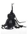 Punk Rave Black Gothic Gourd Fringed Mini Bag with Chain
