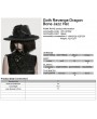 Punk Rave Black Gothic Revenge Dragon Skeleton Jazz Hat